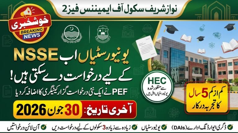 Universities Can Now Apply for NSSE Phase 2 – PEF Expands Eligibility for Higher Education Institutions
